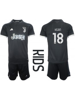 Otroški Nogometna dresi replika Juventus Moise Kean #18 Tretji 2023-24 Kratek rokav (+ hlače)